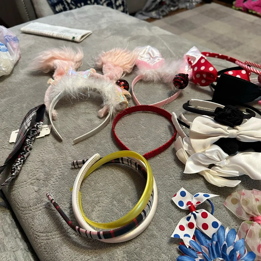Charming Kids Headband Collection - Pink,‎ Red, Black, White